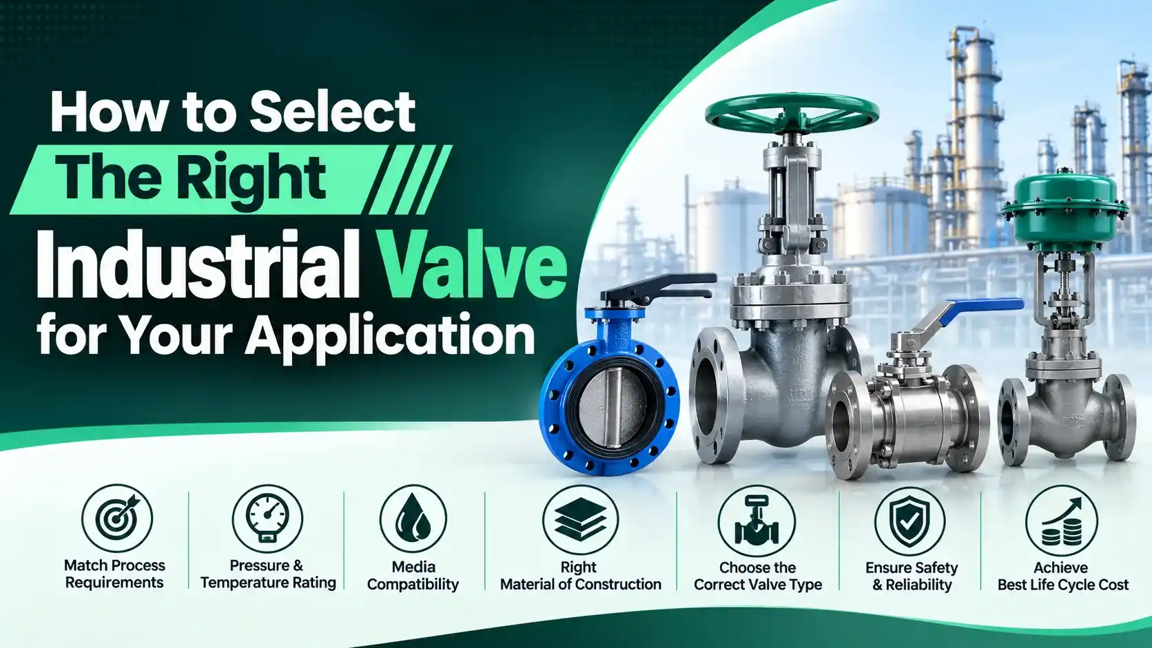 Select the Right Industrial Valve