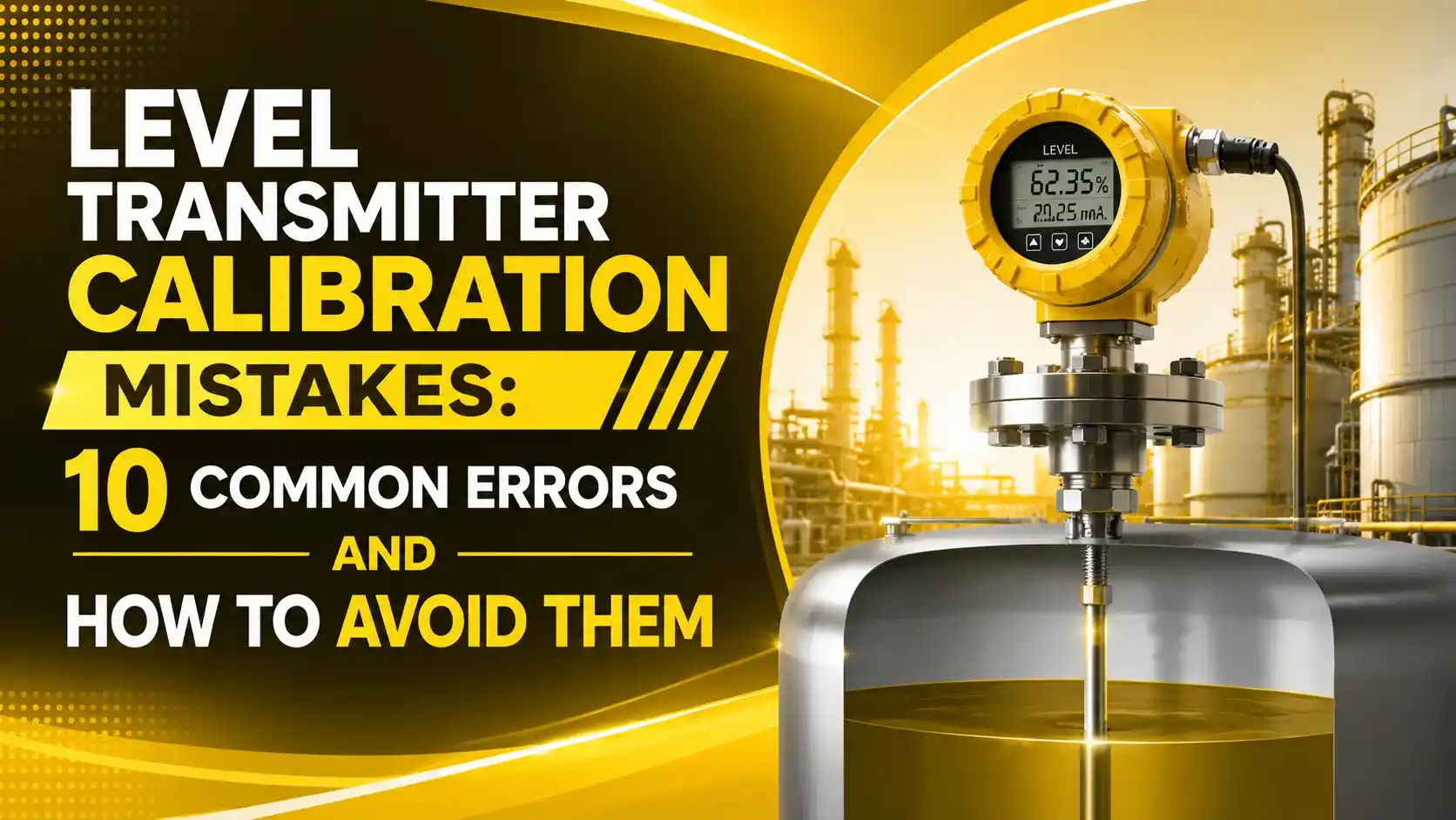 level transmitter calibration mistakes